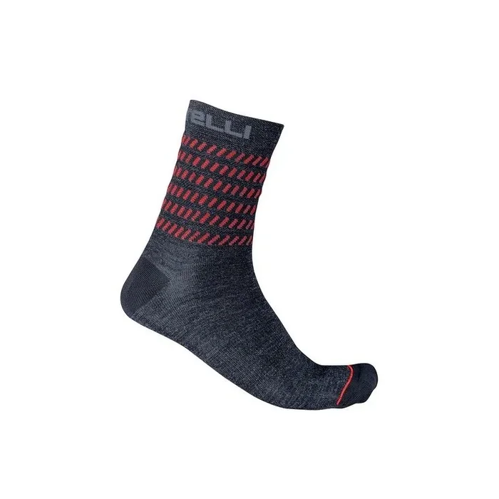 Socks Castelli Go 15 – Savile Blue/Red