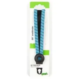 Spanngurt Gepäckträger Widek Eye 24/12mm mit schwarzen Stahlplatten – Baby blau/Schwarz