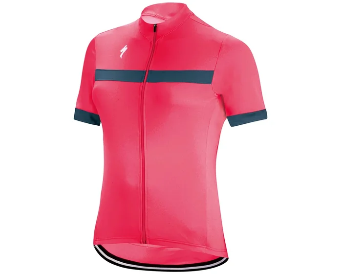 Specialized Damen RBX Sport Kurzarm-Trikot | acid red-dust blue