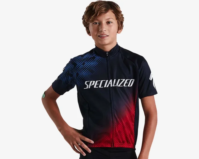 Specialized RBX Comp Youth Trikot kurzarm | navy-red