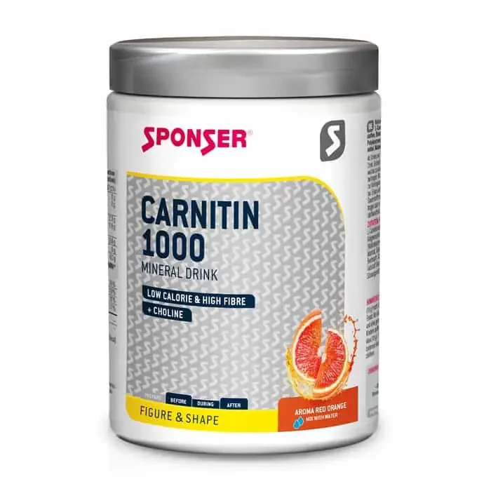 Sponser Carnitin 1000 Mineral Drink Elektrolyte-Pulver (400 g)