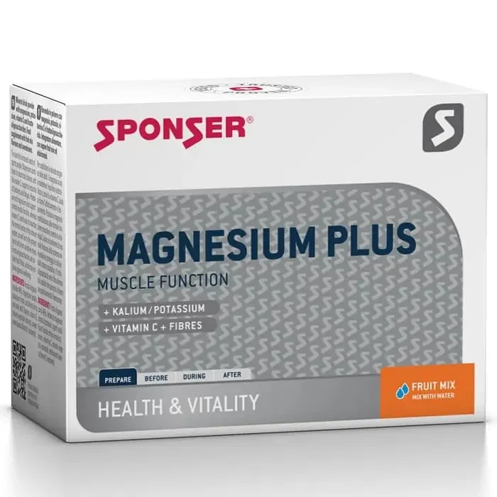 Sponser Magnesium Plus Mineraldrink-Getränkepulver (20 x 6,5 g)