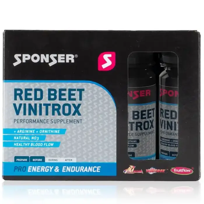 Sponser Red Beet Vinitrox Rote-Beete-Ampullen (4 x 60 ml)