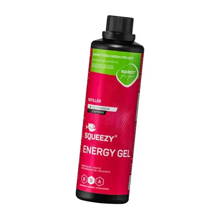 Squeezy Energy Gel vegan Refiller (500 ml) Cola + Koffein