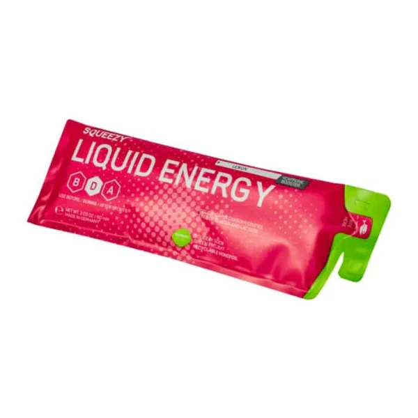 Squeezy Liquid Energy Gel vegan (60 ml) Zitrone + Koffein