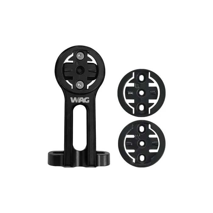 SUPPORTO CICLOCOMPUTER PER ATTACCO MANUBRIO – COMPATIBILE GARMIN/BRYTON/WAHOO, NERO