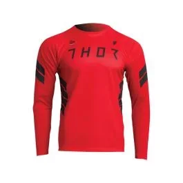 Thor Assist Sting Langarm Fahrradtrikot Herren (rot)