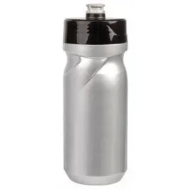 Trinkflasche mit Schraubverschluss Polisport S600 – 600ml – Silber/Schwarz