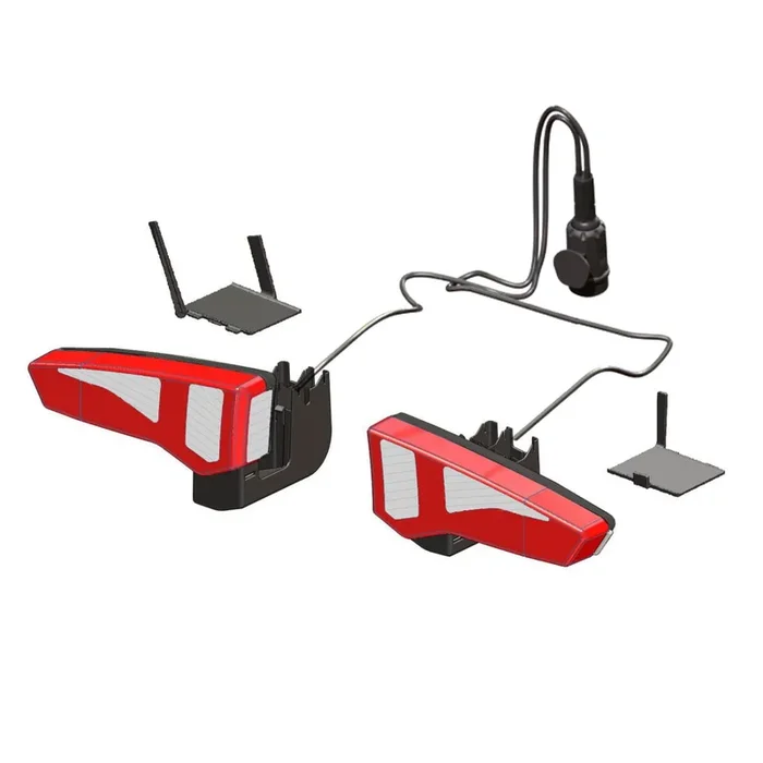 Uebler Rückleuchtenset E1864 inkl. Arm, Kabel, Stecker für i21, F14, F24