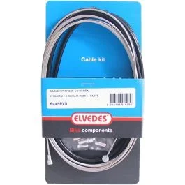 Universelles Bremszugset Elvedes 1700mm / 2250mm Edelstahl – schwarz (blister)