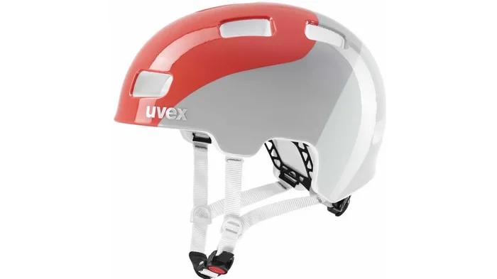 Uvex HLMT 4 Kinder-Helm grapefruit – grey