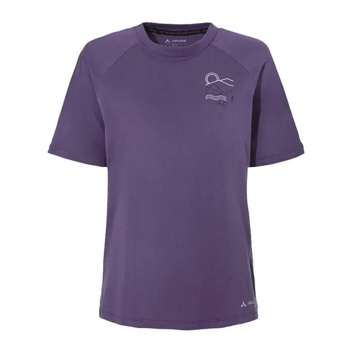 Vaude Cyclist Casual Radshirt kurzarm Damen mulberry 36