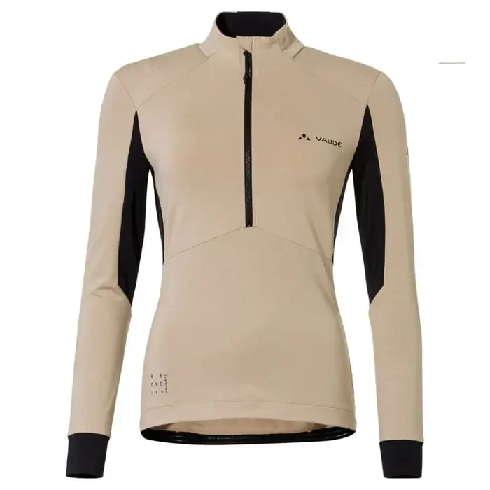 Vaude Kuro Halfzip LS Radtrikot langarm Damen linen 38