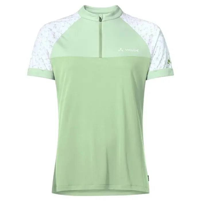 Vaude Ledro Print Radtrikot kurzarm Damen jade 38
