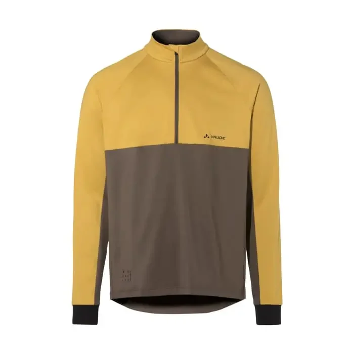 Vaude Qimsa Halfzip LS Rad Shirt langarm Herren savanna XL