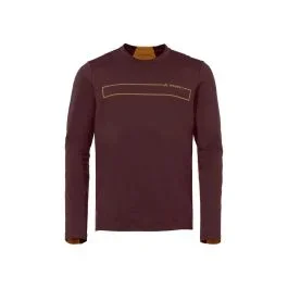 Vaude Qimsa Langarm T-Shirt Herren (dark oak)