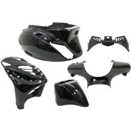 Verkleidungsset 5-Teilig Edge für Piaggio Zip-SP ab Baujahr 2000 – metallisches Schwarz
