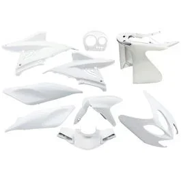 Verkleidungsset 9-Teilig Edge für Yamaha Aerox bis Baujahr 2014 – Weiß