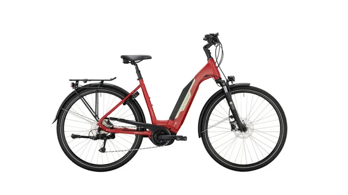 VICTORIA Elektro-Trekkingrad Wave 28″ Damen „eTrekking 6.5“ Mod. 22 M 51 cm rot Bosch 500 Wh