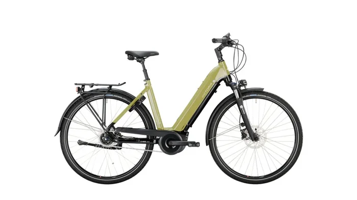 VICTORIA Elektro-Trekkingrad Wave Damen „eTrekking 11.5“ Mod. 22 S 46 cm grau schwarz Bosch 500 Wh