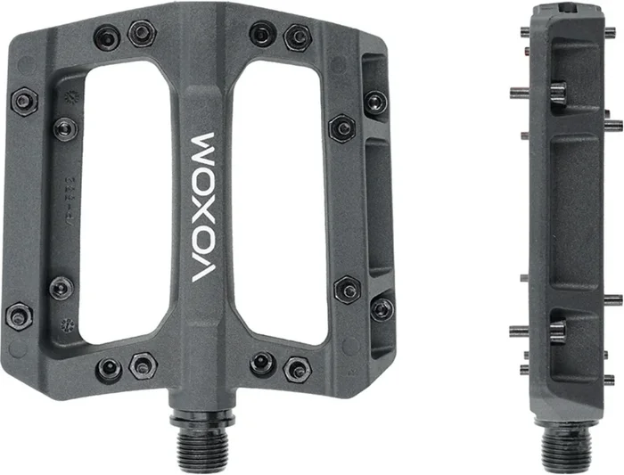 Voxom MTB Pedale PE34, rutschfest, robust, schwarz