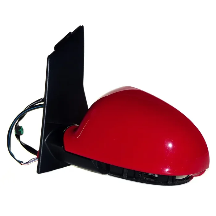 VW Golf Plus 5M Aussenspiegel Spiegel links (ohne Glas !) rot uni