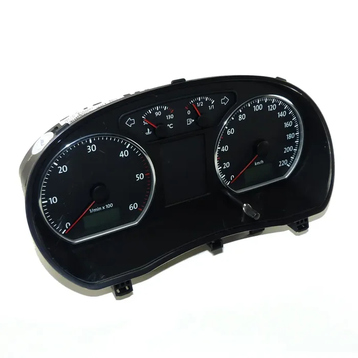 VW Polo 9N3 Kombiinstrument 6Q0920804M Kombigerät Tacho 1,9TDI Chrom-Paket