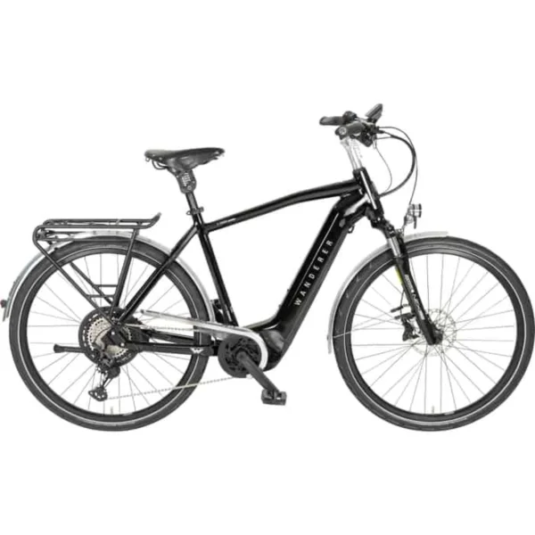 Wanderer E-Tourer I-12 E-Bike Trekkingrad Herren 28″ schwarz 61 cm