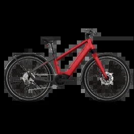 Winora iRide Pure X10 High | Trekking E-Bike | 27,5″ | 400Wh Bosch SX | chrystal red / black