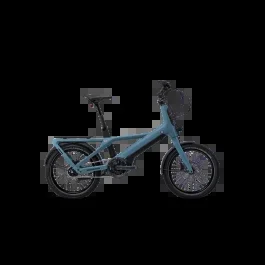Winora radius Low | City E-Bike | 20″ | 500Wh Bosch | graublau