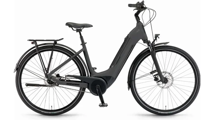 Winora Tria N8 500 Wh E-Bike Wave 28″ microchip grey matt