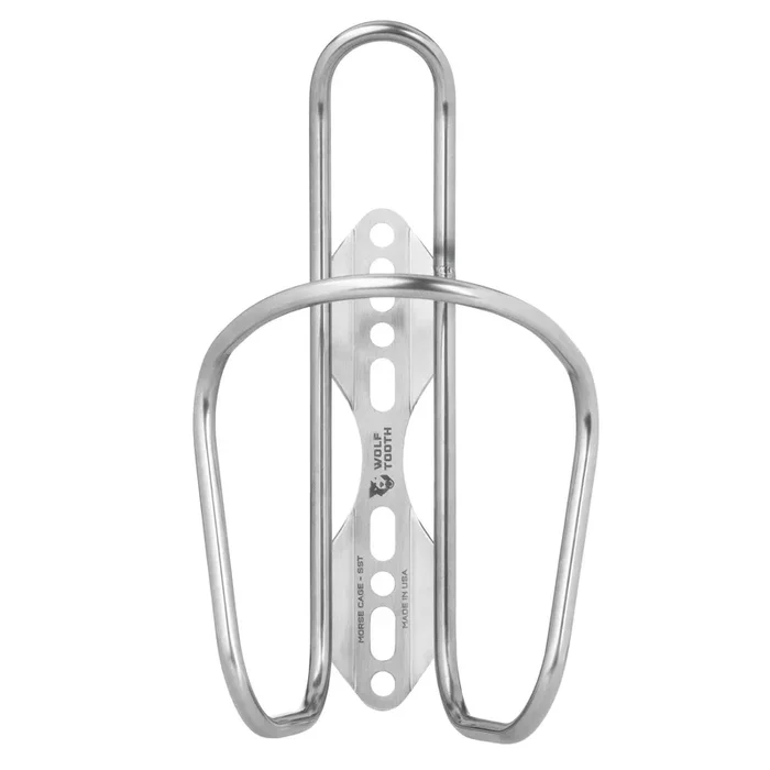 Wolf Tooth Morse Cage Bottle Cage Edelstahl