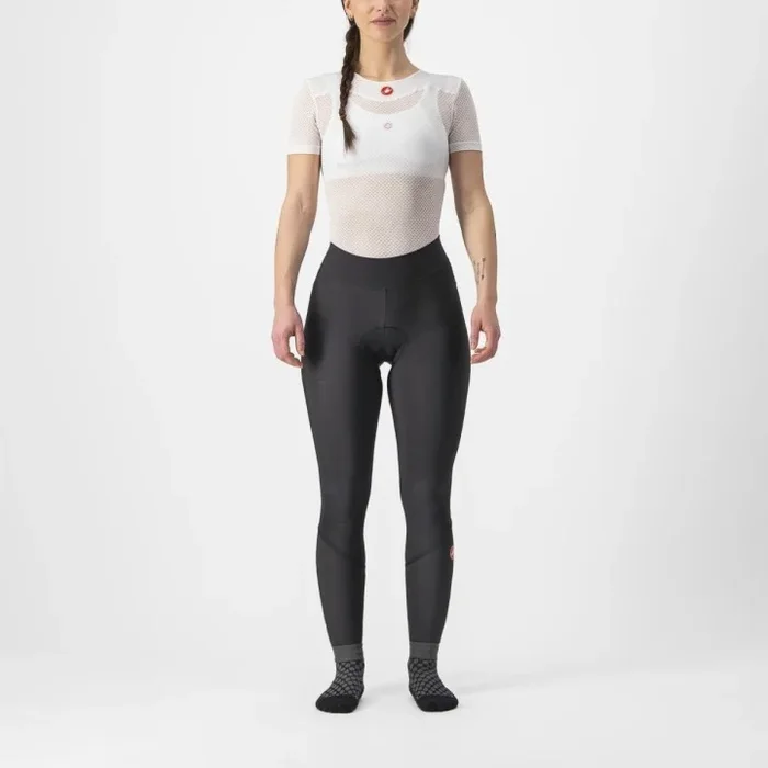 Women’s Long Trousers Castelli Velocissima Thermal Tight – Black/Black Reflex