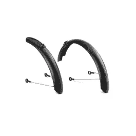 Woom 6 SNAP Click-On Schutzblech-Set (26 Zoll) – schwarz