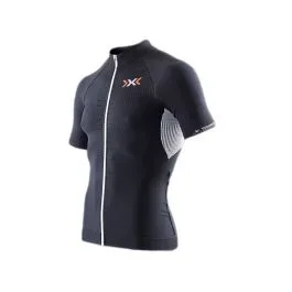 X-Bionic The Trick Full Zip Fahrradtrikot Herren (schwarz / weiß)
