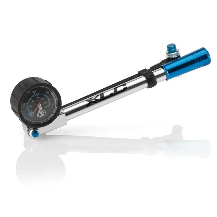 XLC HighAir Pro PU-H03 Federgabelpumpe blau / silber