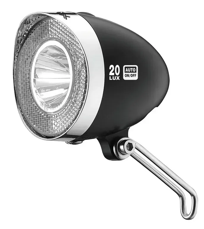 XLC LED Dynamo Frontlicht Retro CL-D03 – 20 Lux, StVZO Scheinwerfer