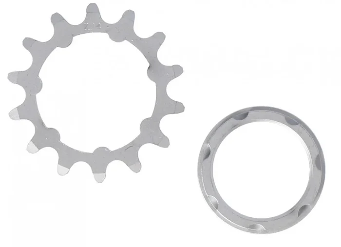 XLC Single Speed Ritzel 1/8″,14 Zähne mit Träger matt verchromt