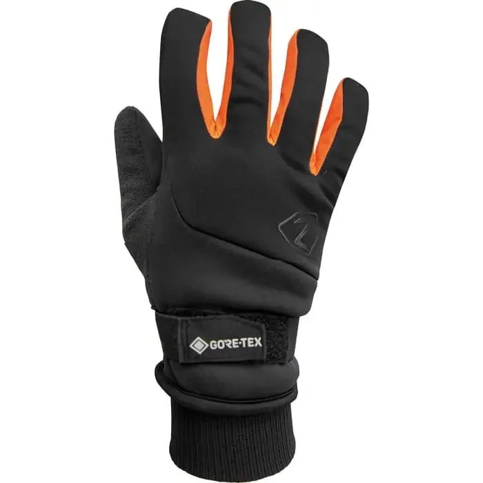 Ziener SMU 18 Bike 199 GTX Fahrradhandschuhe lang schwarz-orange 7
