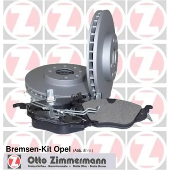 Zimmermann Bremsscheiben + Beläge hinten Opel Combo Meriva